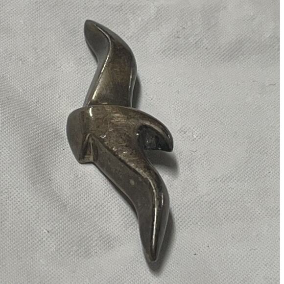 Vintage BAYANTHAN Silver Abstract Pin / Brooch Silver 925, Jewelry Collectible - Picture 5 of 10